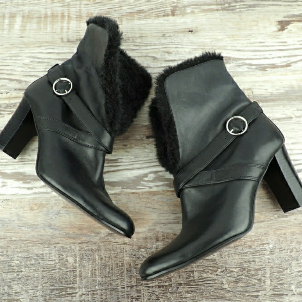 Leather Boots Euc